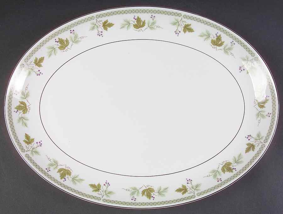 Avon 16" Oval Serving Platter by Mikasa-1