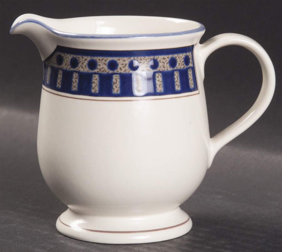 Aztec Blue Creamer by Mikasa-1