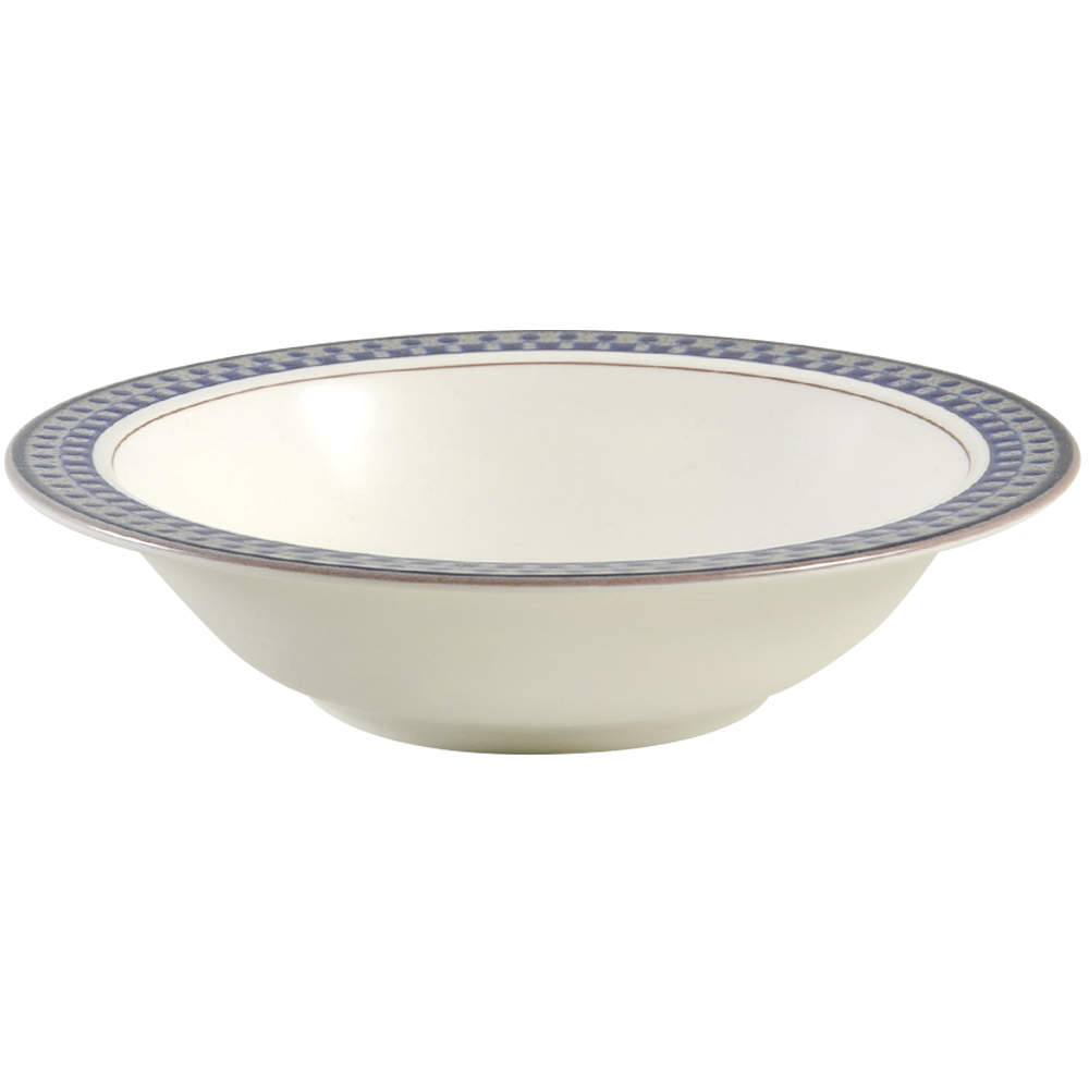 Aztec Blue Rim Fruit/Dessert (Sauce) Bowl by Mikasa-1