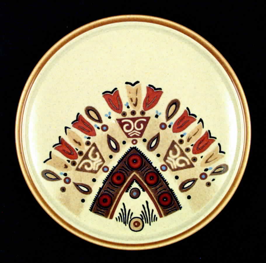 Aztec Salad Plate by Mikasa-1