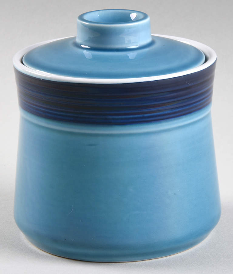 Azure Sugar Bowl & Lid by Mikasa-1