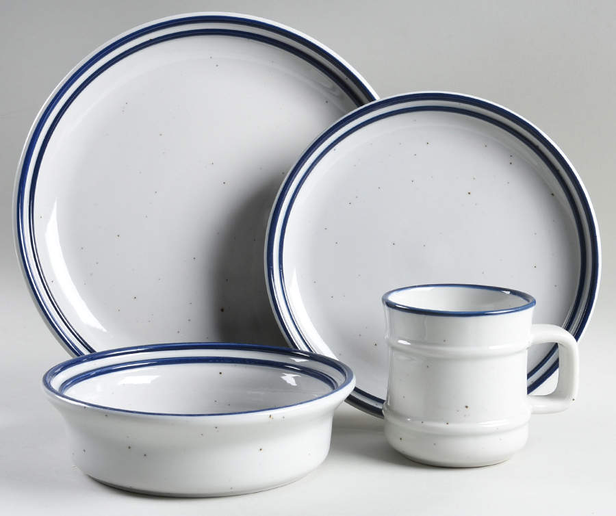 Basic Blue 4 Piece Place Setting by Mikasa-1