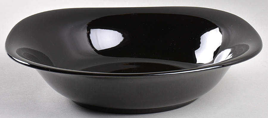 Basic Black 9" Round Vegetable Bowl by Mikasa-1
