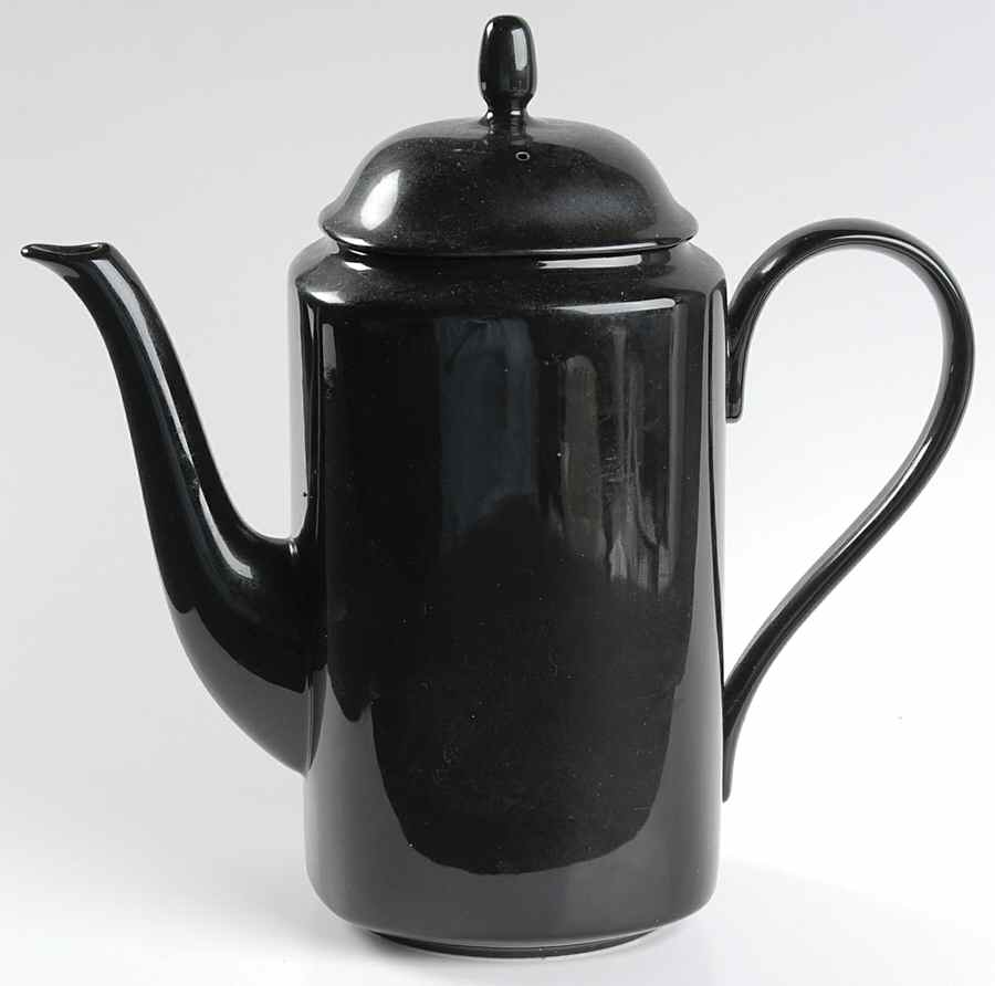 Basic Black Coffee Pot & Lid by Mikasa-1