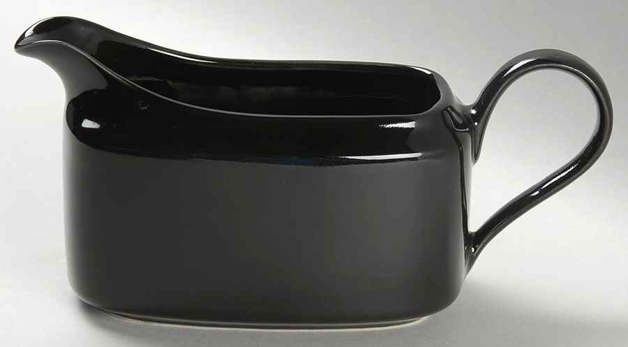 Basic Black Gravy Boat by Mikasa-1