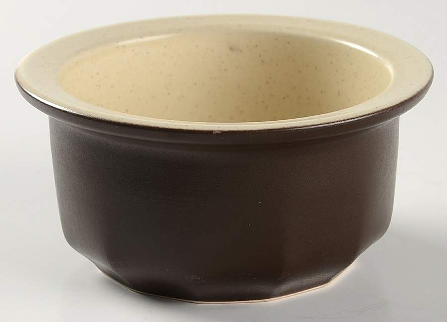 Bark Brown Round Butter No Lid by Mikasa-1