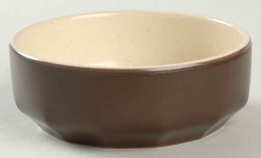 Bark Brown Fruit/Dessert (Sauce) Bowl by Mikasa-1