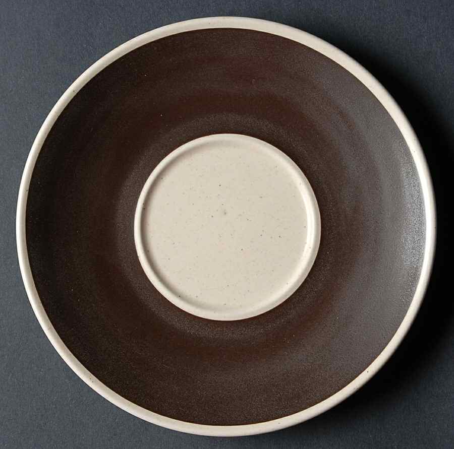 Bark Brown Saucer by Mikasa-1