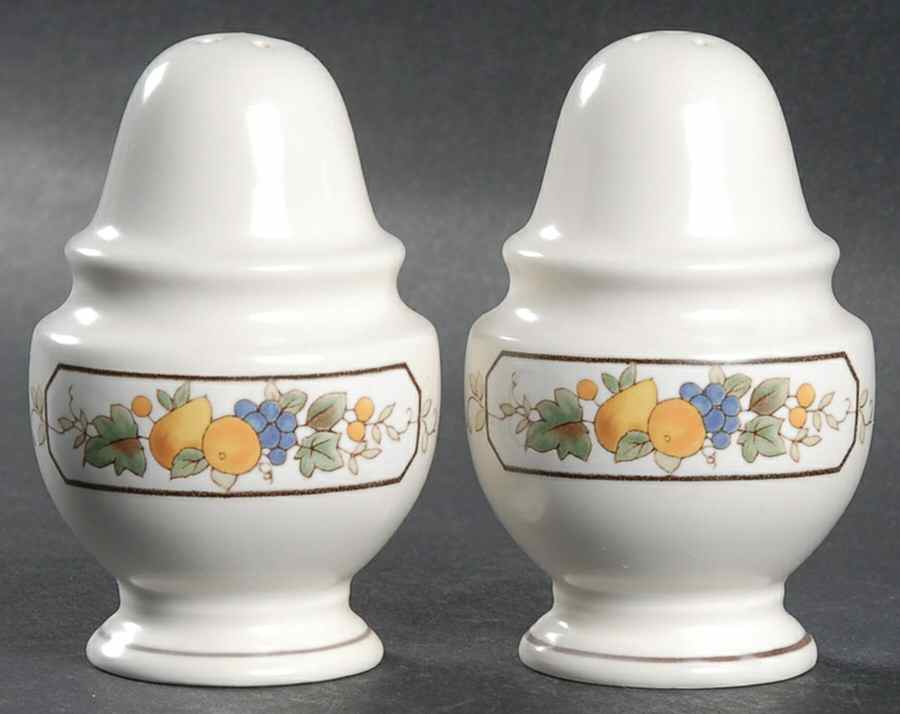 Basket of Fruit Salt & Pepper Set by Mikasa-1