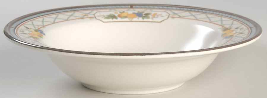 Basket of Fruit Rim Fruit/Dessert (Sauce) Bowl by Mikasa-1