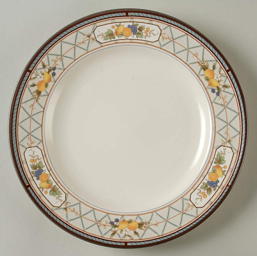 Basket of Fruit Salad Plate by Mikasa-1