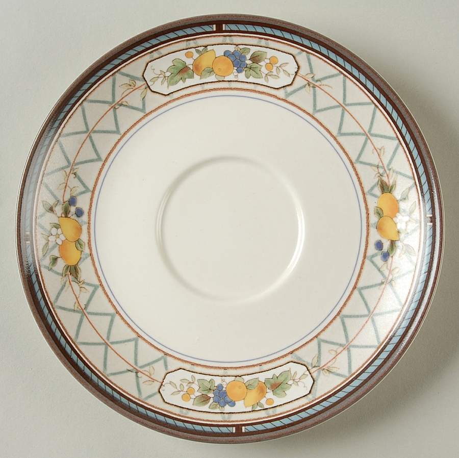 Basket of Fruit Saucer by Mikasa-1
