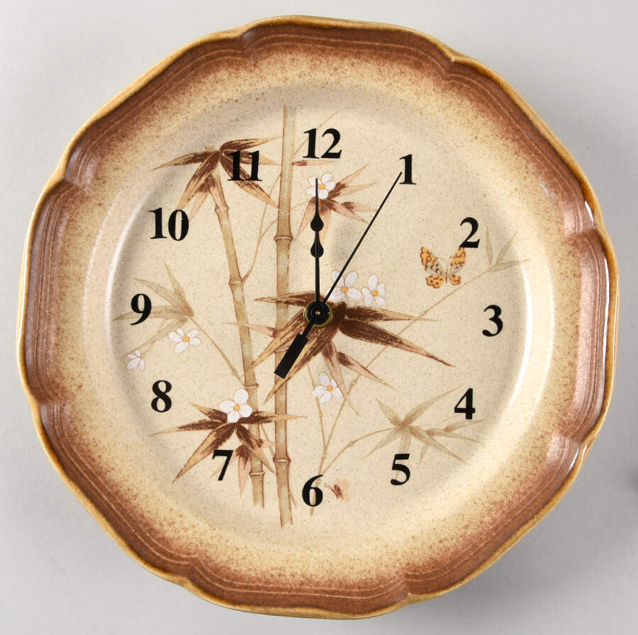 Bamboo Grove 1-2" depth  Clock Plate HC by Mikasa-1
