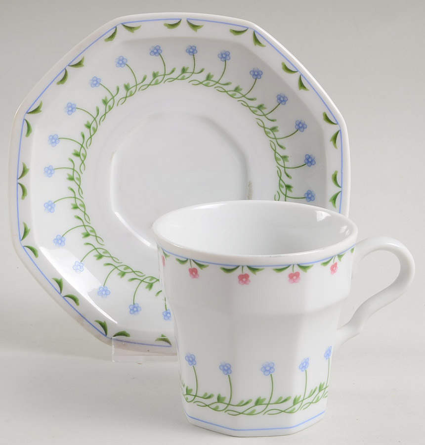 Bali Hai Flat Cup & Saucer Set by Mikasa-1