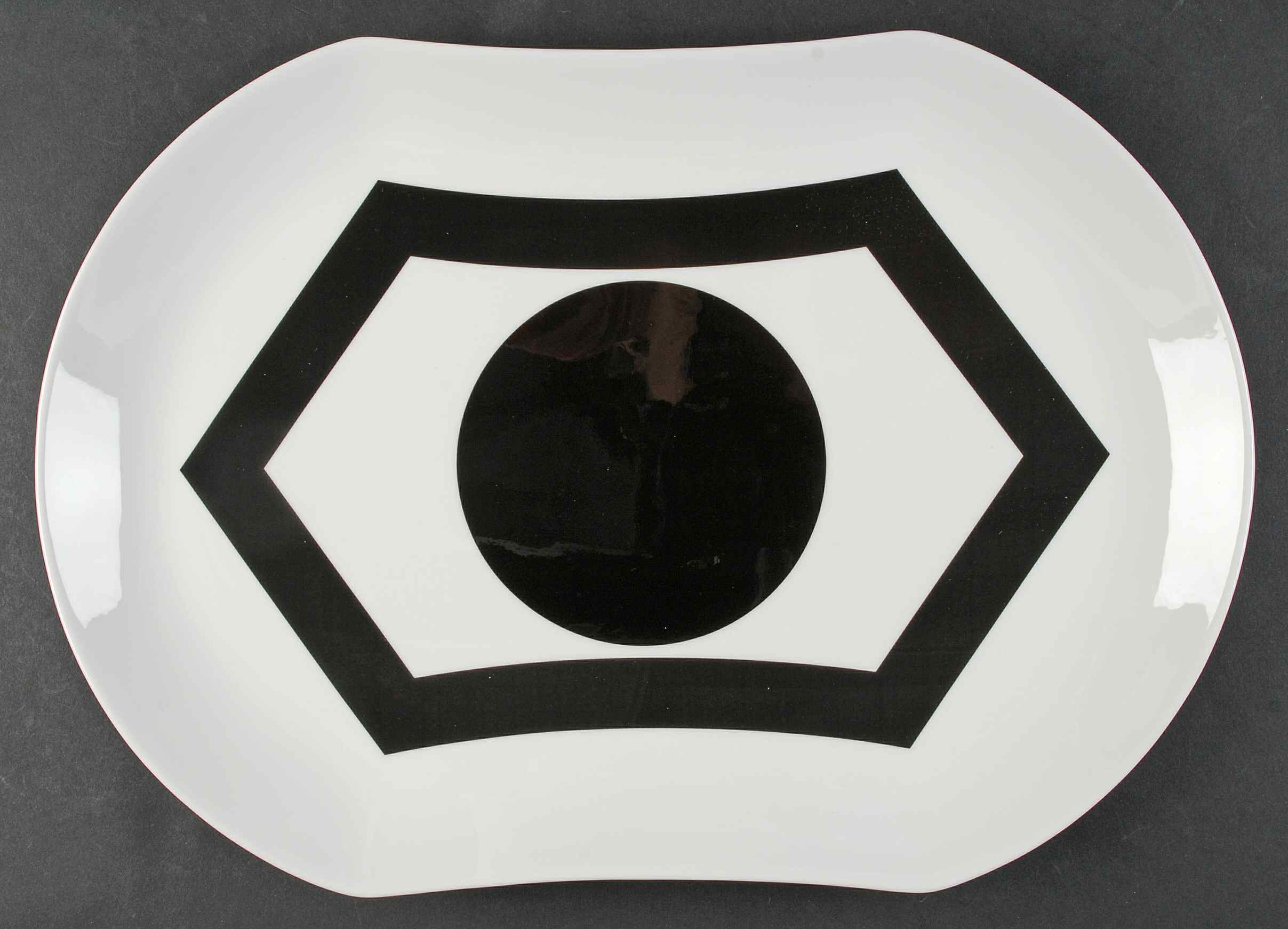 Bakota 16" Oval Serving Platter by Mikasa-1