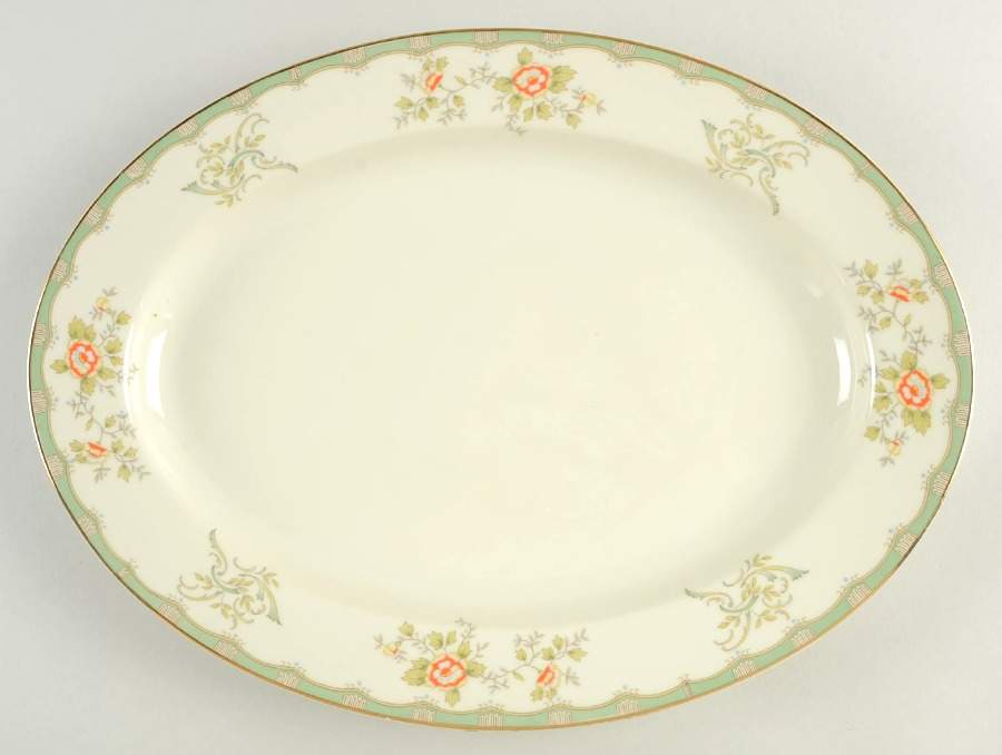 Balmore 14" Oval Serving Platter by Mikasa-1