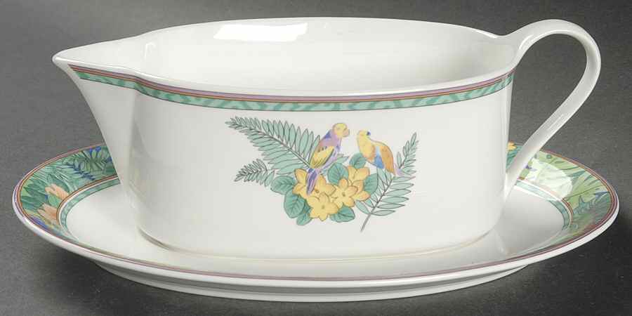 Bali Gravy Boat & Underplate by Mikasa-1