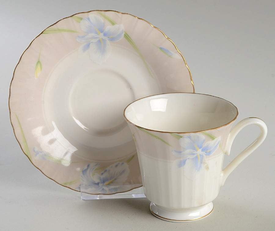 Ballantyne Footed Cup & Saucer Set by Mikasa-1