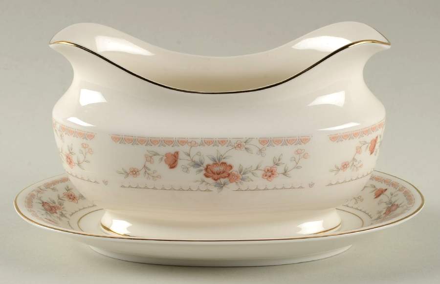 Ballad Gravy Boat & Underplate by Mikasa-1