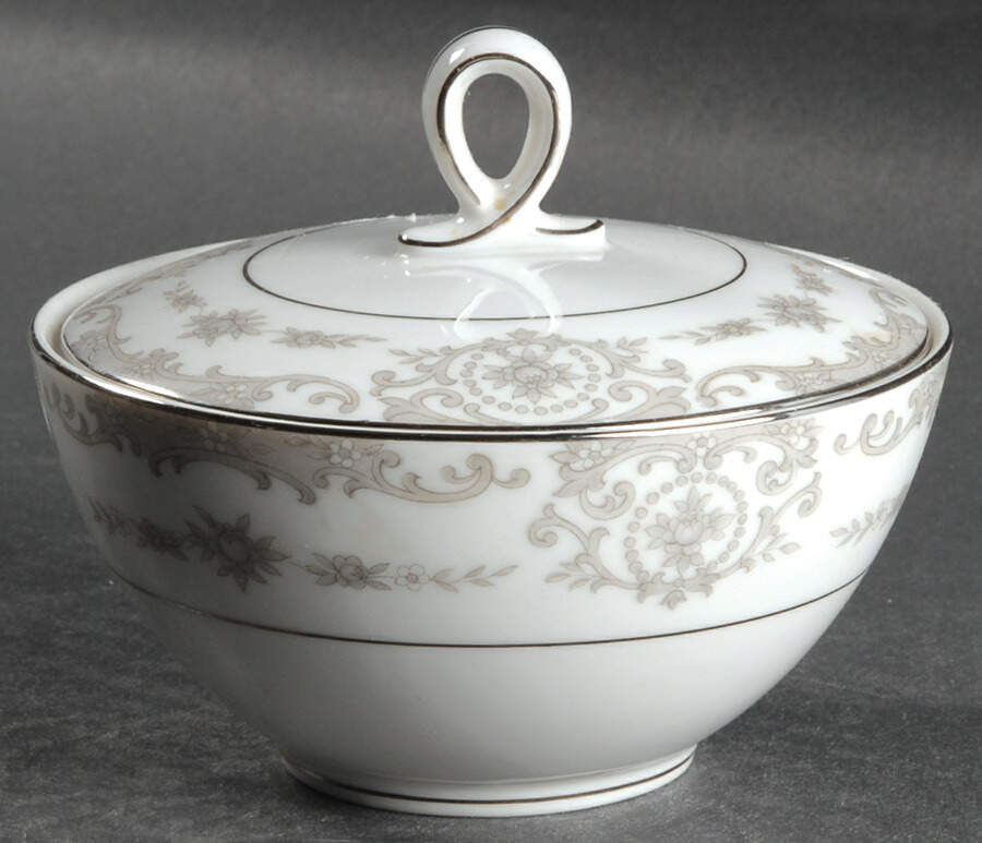 Banbury Sugar Bowl & Lid by Mikasa-1