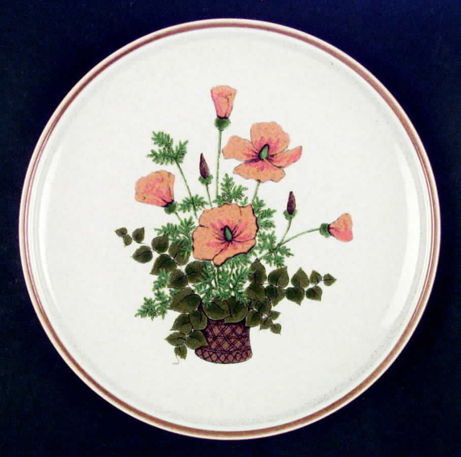 Basket of Poppies Dinner Plate by Mikasa-1