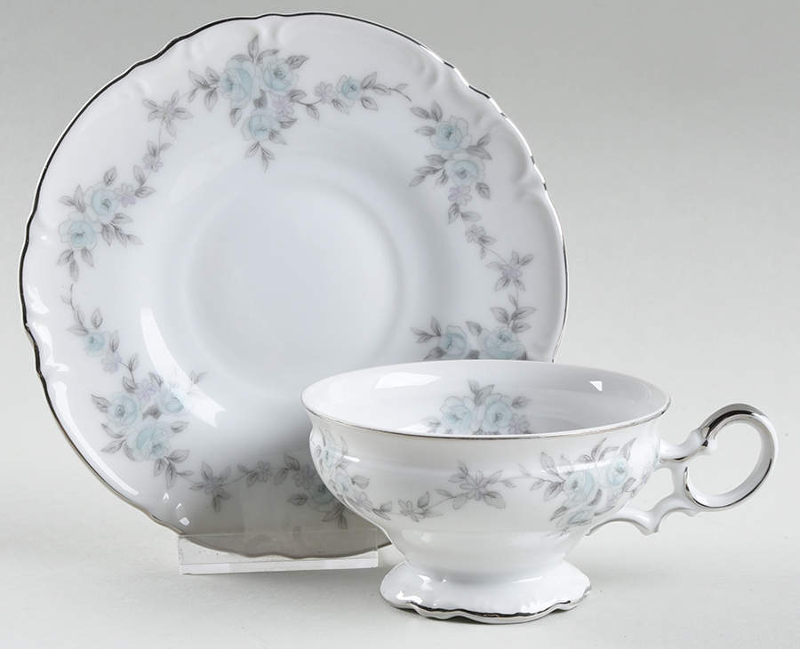 Barbizon Footed Cup & Saucer Set by Mikasa-1
