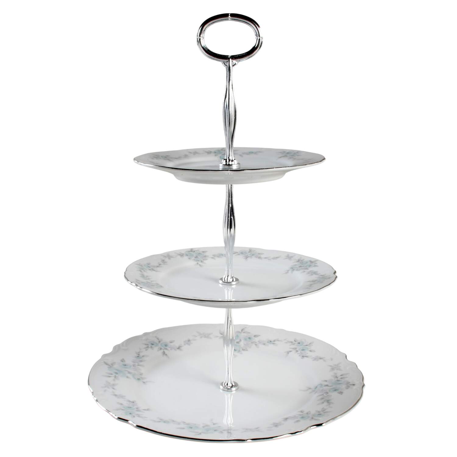 Barbizon 13 7/8"-14 1/4" 3-Tiered Serving Tray(DP,SP,BB) HC by Mikasa-1