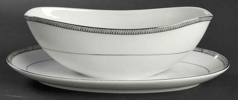 Barclay Gravy Boat with Attached Underplate by Mikasa-1