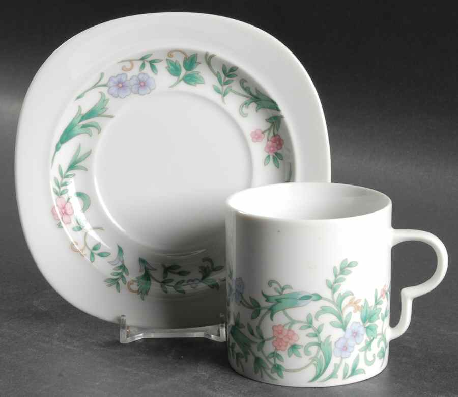 Barcelona Flat Cup & Saucer Set by Mikasa-1