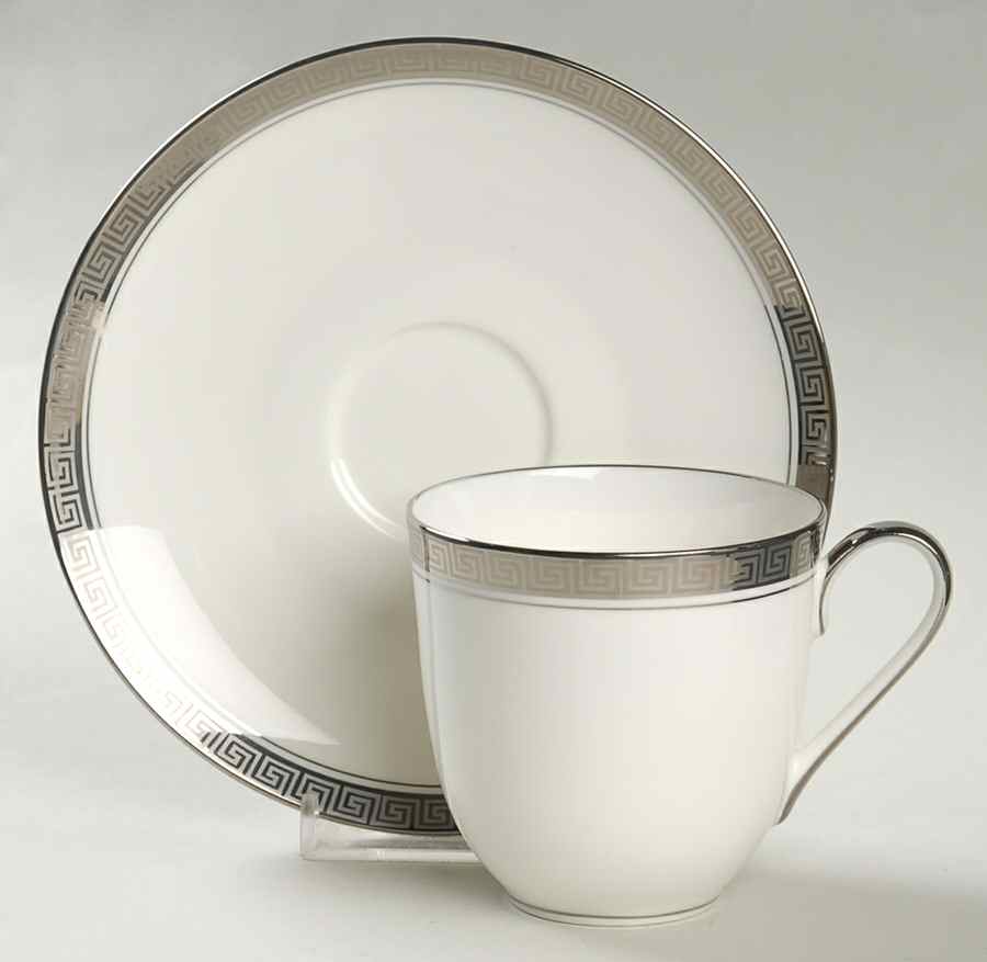 Barnard Flat Cup & Saucer Set by Mikasa-1