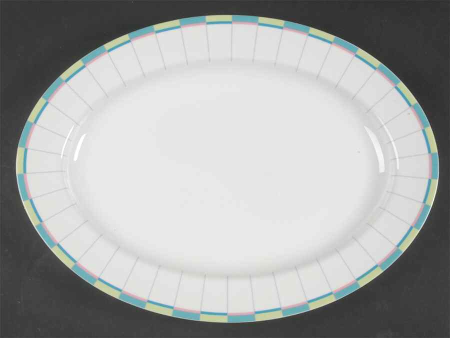 Baronet 14" Oval Serving Platter by Mikasa-1
