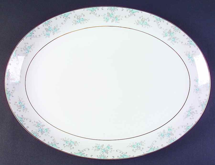 Barton 16" Oval Serving Platter by Mikasa-1