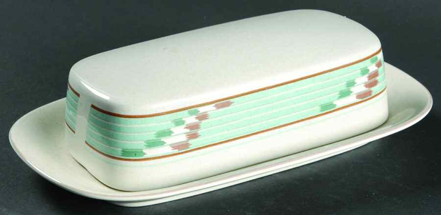 Batik 1/4 Lb Covered Butter by Mikasa-1
