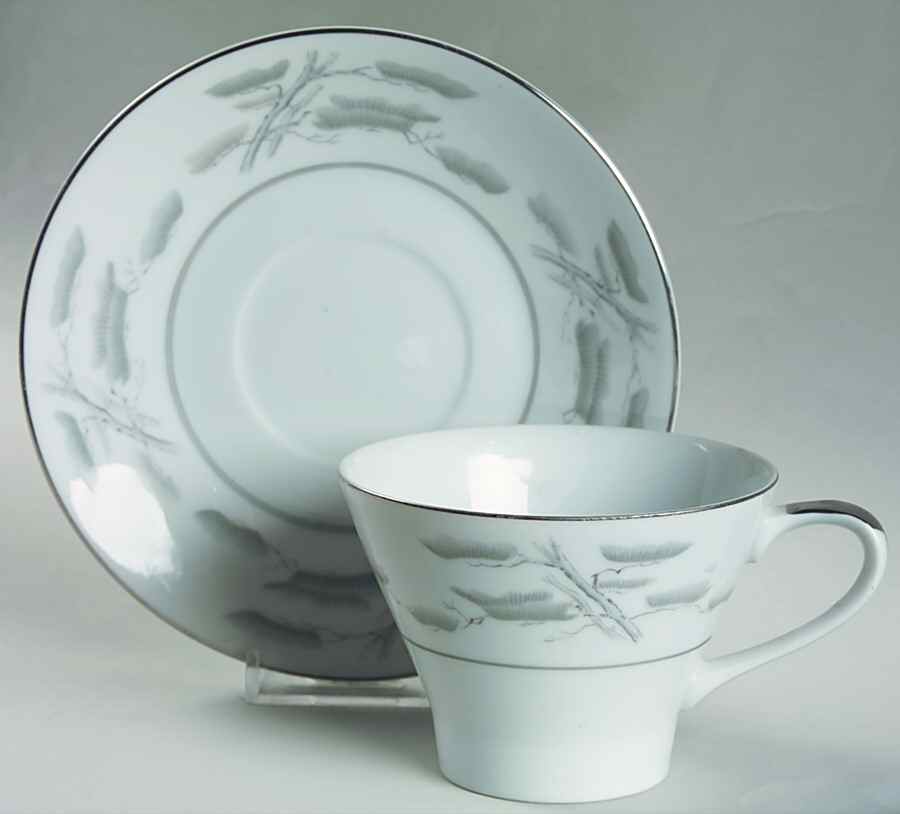 Batik Flat Cup & Saucer Set by Mikasa-1