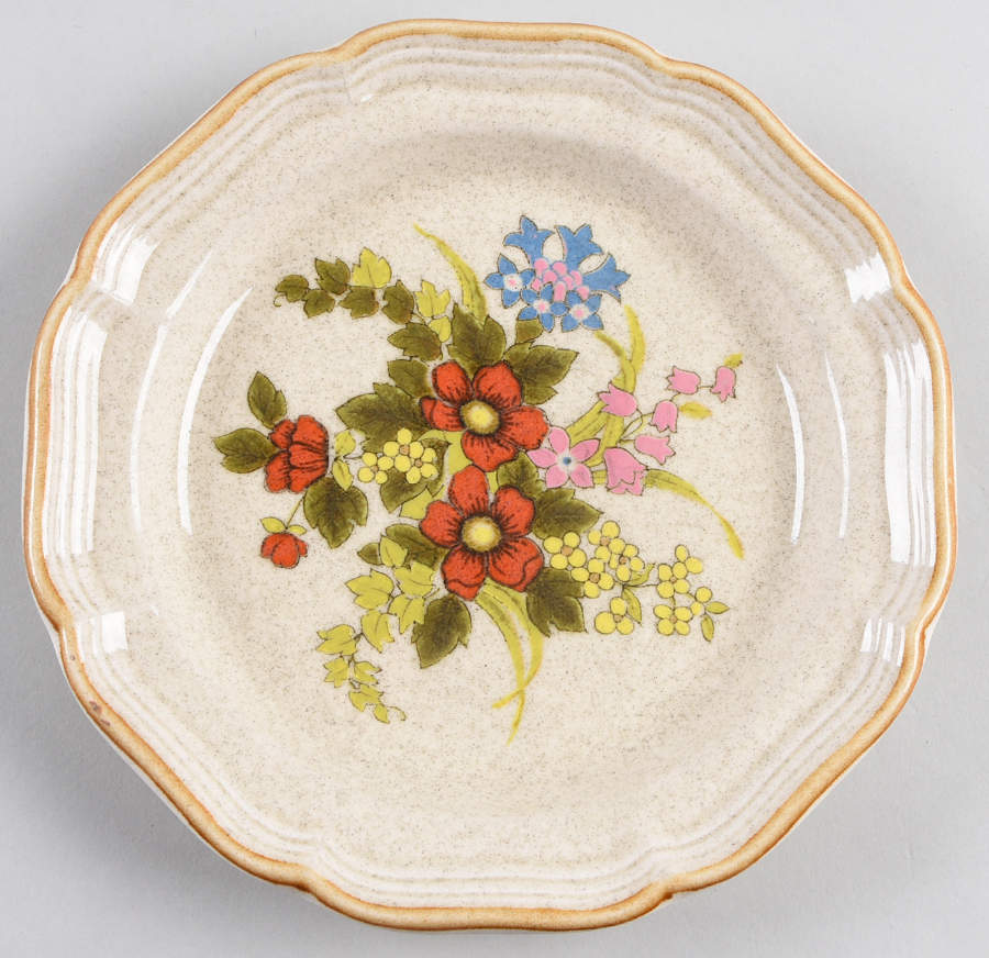 A Basket of Wildflowers Salad Plate by Mikasa-1