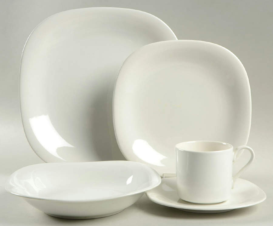 Basic White 5 Piece Place Setting by Mikasa-1