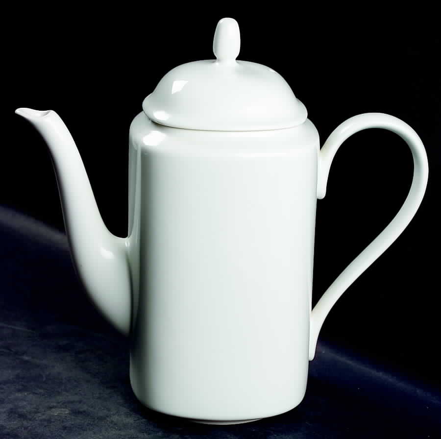 Basic White Coffee Pot & Lid by Mikasa-1