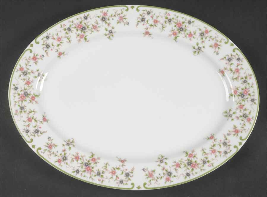Beaumont 14" Oval Serving Platter by Mikasa-1
