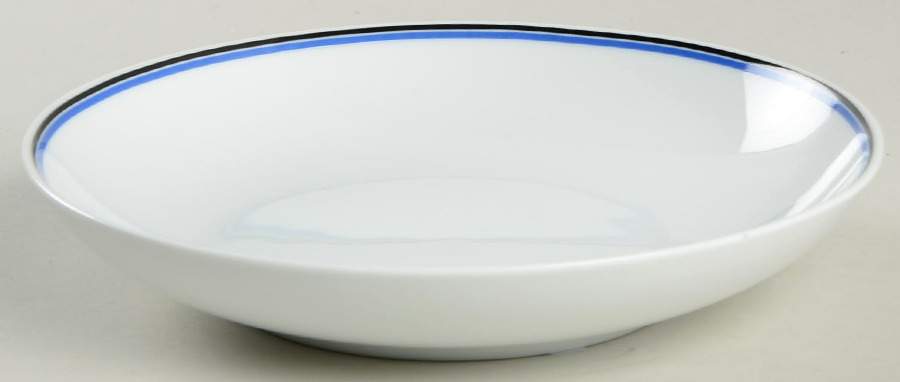 Beauchamp Blue Coupe Soup Bowl by Mikasa-1