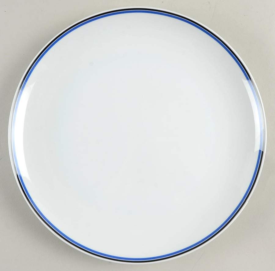 Beauchamp Blue Dinner Plate by Mikasa-1