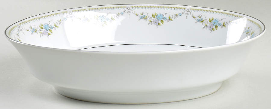 Betty Ann 9" Oval Vegetable Bowl by Mikasa-1