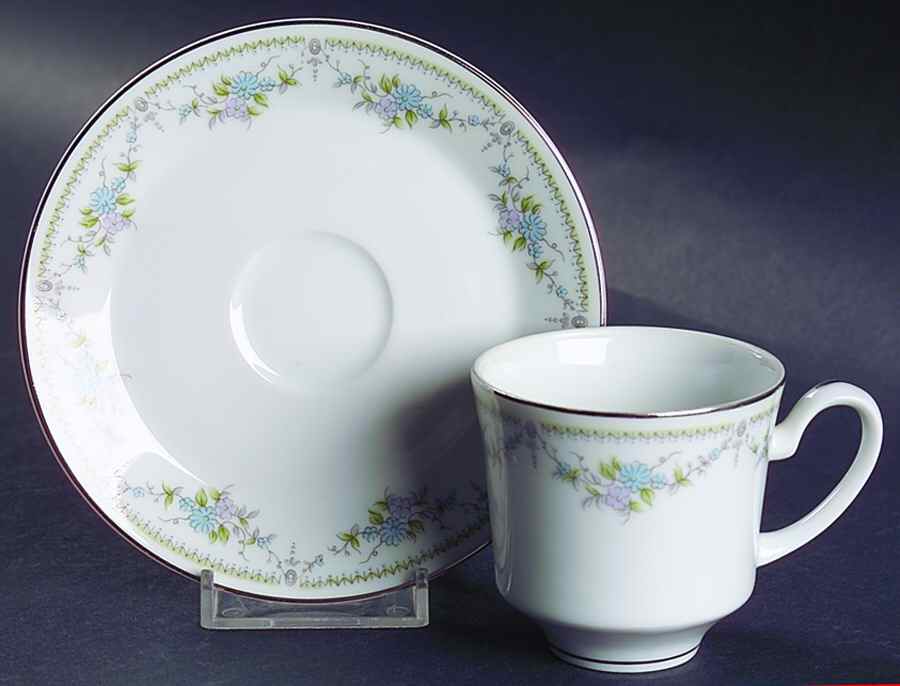 Betty Ann Flat Demitasse Cup & Saucer Set by Mikasa-1