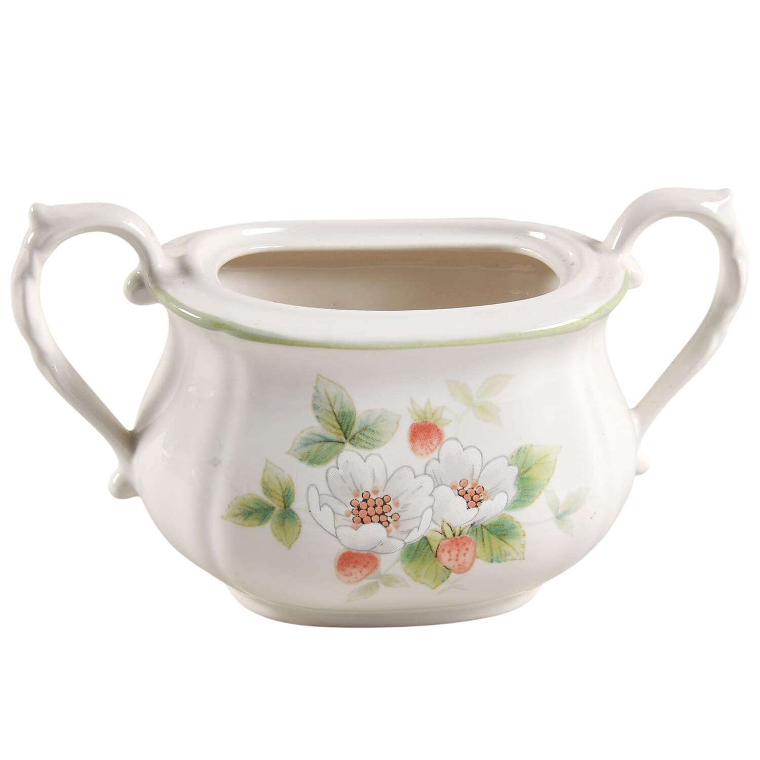 Berry Bloom Sugar Bowl No Lid by Mikasa-1