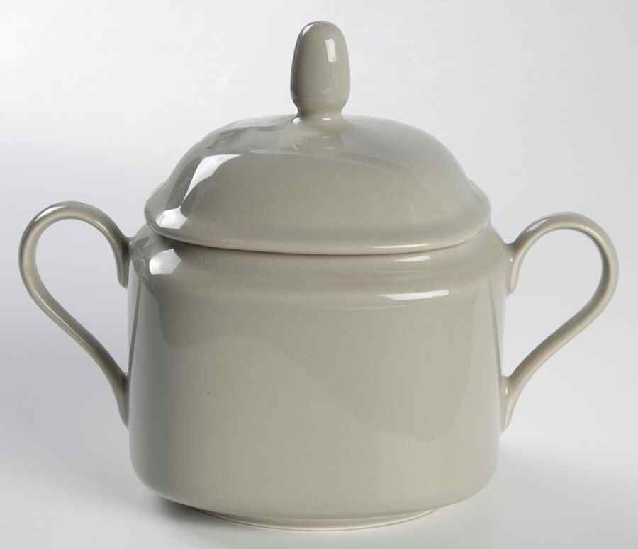Bedford Beige Sugar Bowl & Lid by Mikasa-1