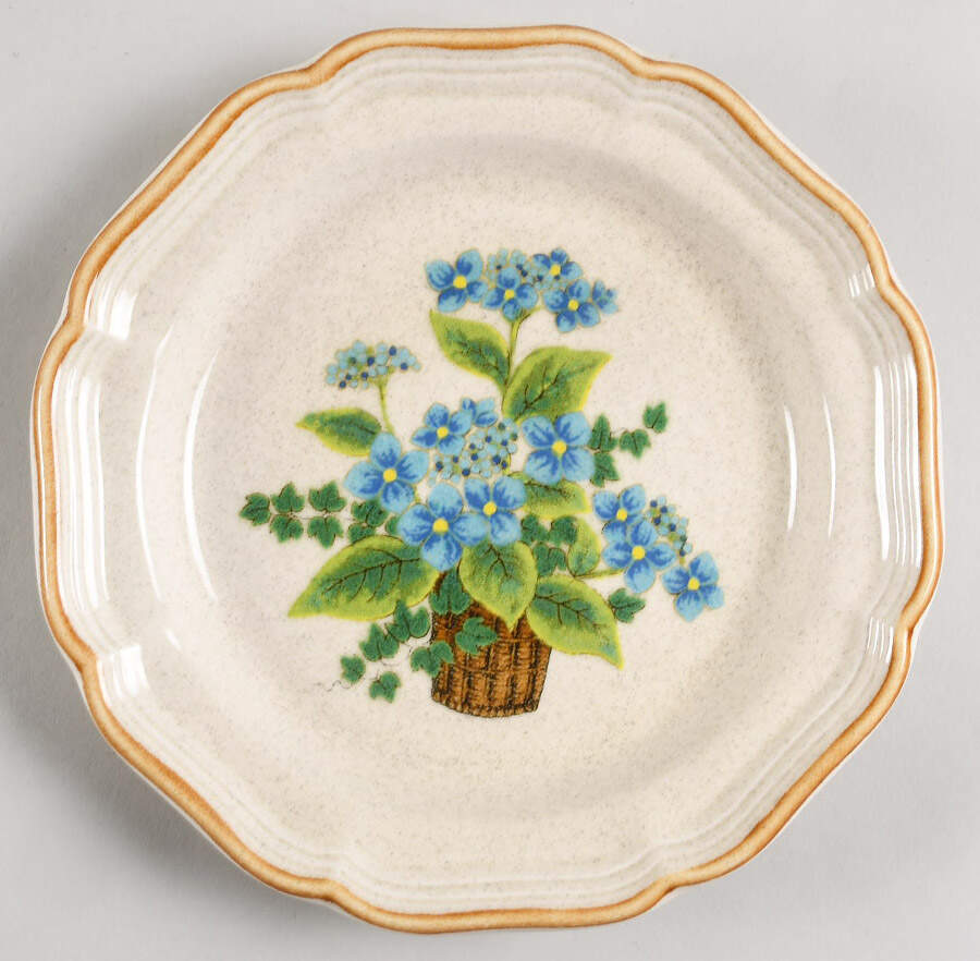 Bells of Blue Salad Plate by Mikasa-1