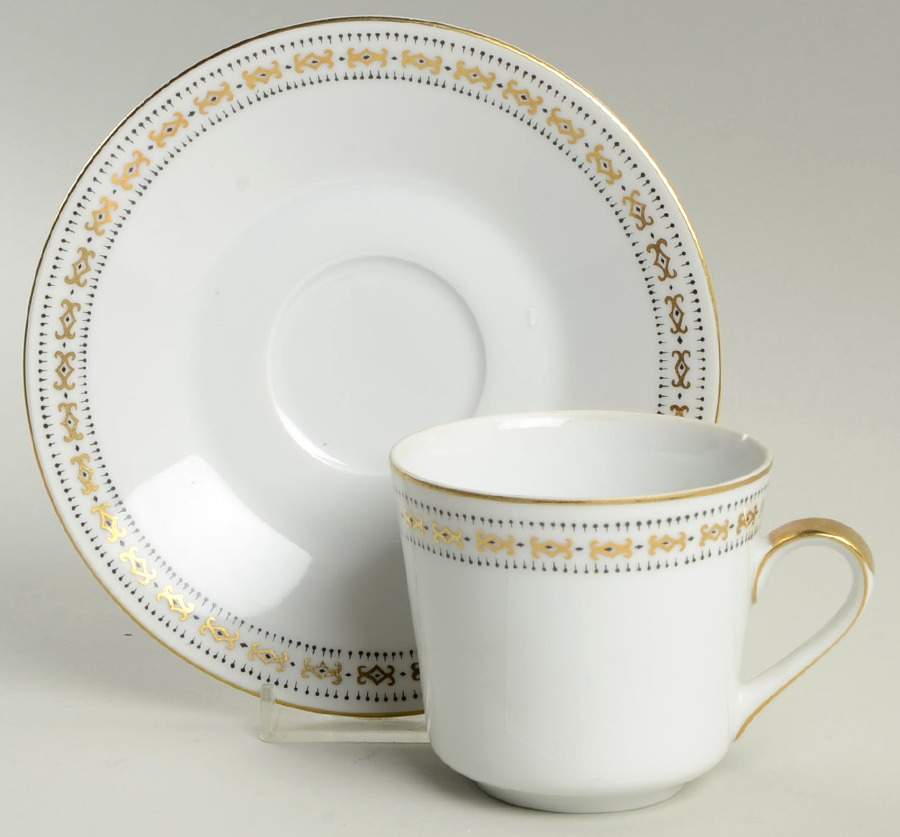Becket Flat Cup & Saucer Set by Mikasa-1
