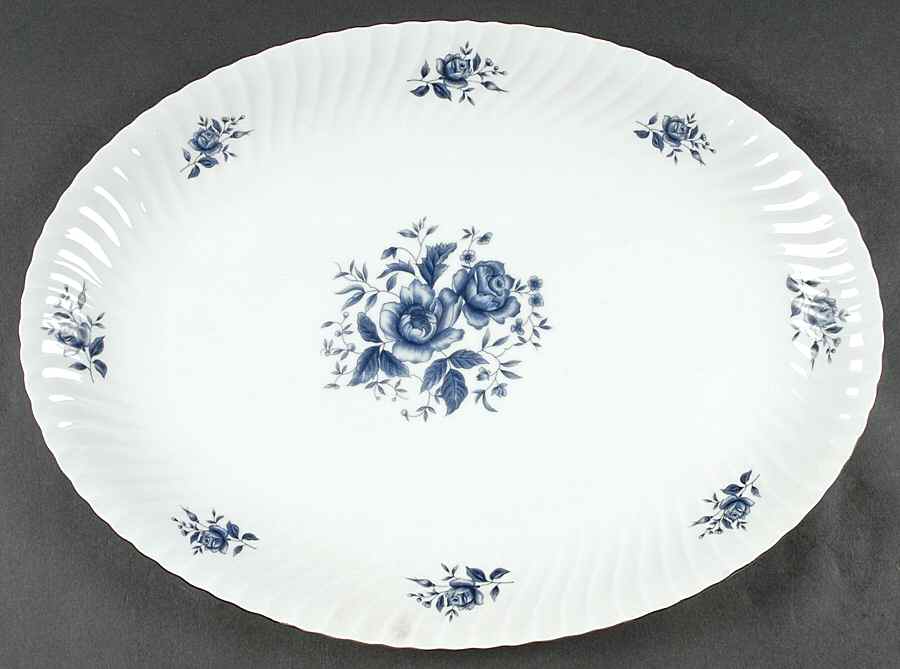 Bella Fleur 16" Oval Serving Platter by Mikasa-1