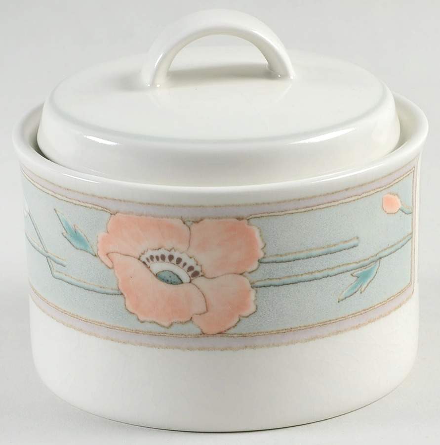 Bella Flora Sugar Bowl & Lid by Mikasa-1