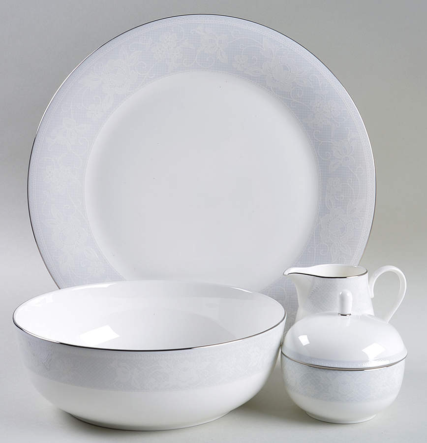 Belgian Lace White 5 Piece Hostess Set by Mikasa-1