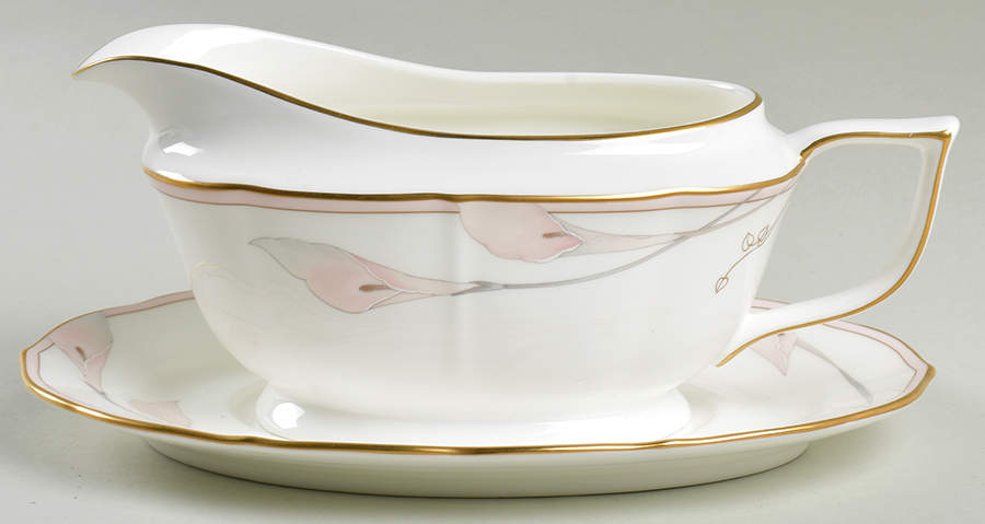 Bellamy Gravy Boat & Underplate by Mikasa-1